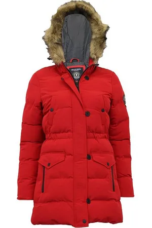 Brave Soul Wintermantel Whitehorse für Damen, mit Kunstpelzkragen - Verkäufer: Outdoorglück