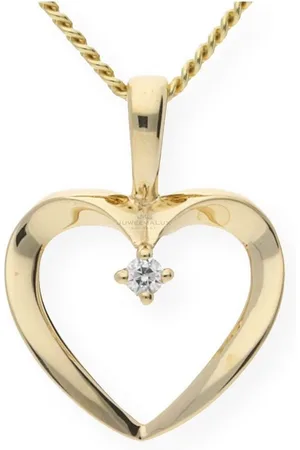JuwelmaLux Herzanhänger Anhänger 333 Gold Herz mit Zirkonia JL10-02-0201 (1-tlg) - Verkäufer: Juwelier-Bacak