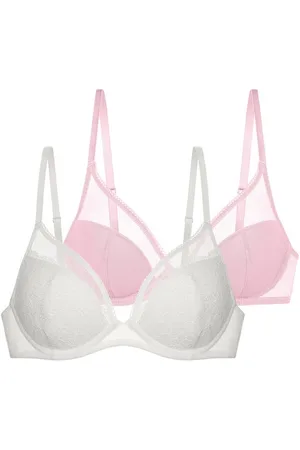 Dorina Bügel-BH Padded Plunge (2er Pack) leicht gepolstert, Mesh Details