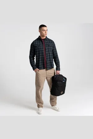 Craghoppers Langarmshirt - Kiwi LS Chk Outdoor langarm Hemd mit NosiLife, schwarz - Verkäufer: hive outdoor