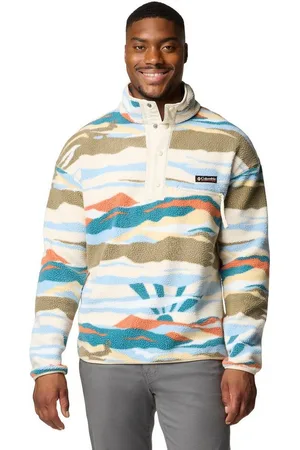 Columbia Strickfleece-Pullover Helvetia II Printed Half Snap Fleec CHALK ROGUE VALLEY - Verkäufer: atleti-sport GmbH
