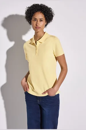 Street one Poloshirt aus Baumwolle mit Stretchante