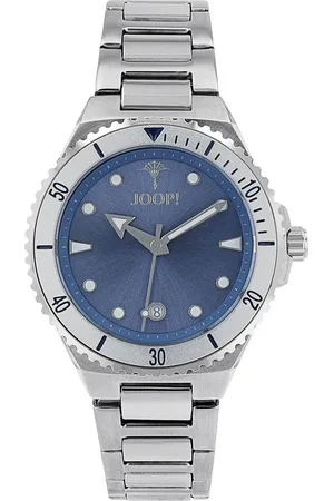 JOOP! Quarzuhr 2039572, Armbanduhr, Damenuhr, Edelstahlarmband, analog, Datum