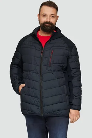QS by s.Oliver Outdoorjacke Pufferjacke aus Softshell mit Kontrast-Details Blende - Verkäufer: