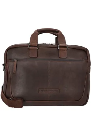 Chesterfield Aktentasche Seth Samuel - Laptoptasche 15" Leder 40 cm (brown) - Verkäufer: Markenkoffer