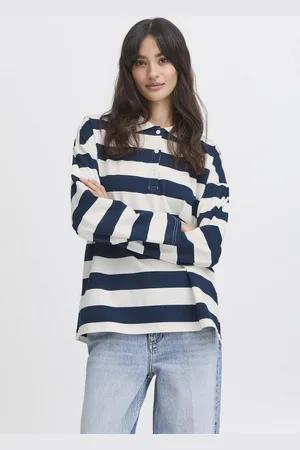 B YOUNG Langarm-Poloshirt BYBXSOMSET Zeitloses Poloshirt - Verkäufer: meinemarkenmode