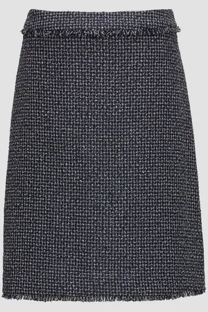 QS by s.Oliver Minirock Bouclérock in Denim-Optik - Verkäufer: s.Oliver
