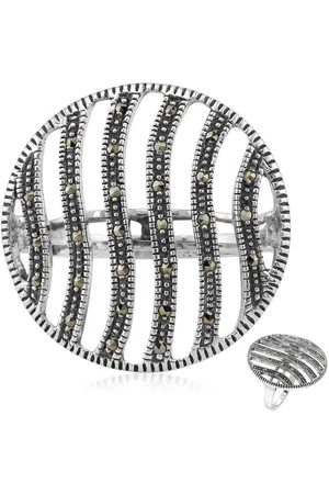 Cavill Silberring Österreichischer Markasit 925 Sterling Silber Ring, 0,18ct (1-tlg) - Verkäufer: Juwelo Deutschland GmbH