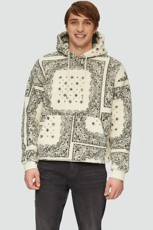 QS by s.Oliver Outdoorjacke Sweatshirt aus Teddyplüsch im All-over-Print - Verkäufer: s.Oliver