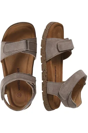 Vertbaudet Kinder Leder-Sandalen mit Klettriemchen Sandale - Verkäufer: