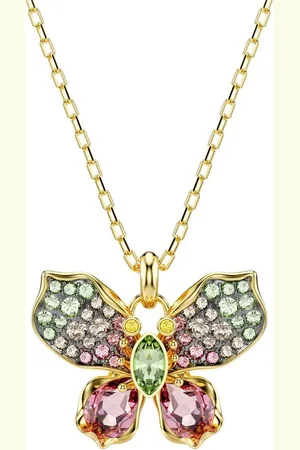 Swarovski Kette mit Anhänger Schmuck Geschenk Idyllia Anhänger Schmetterling, 5709950, mit ® Kristall