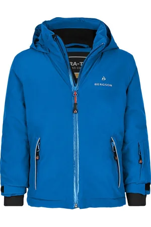 Bergson Regenjacke FRODO Kinder Skijacke, perfekt für kleine Wintersportler!, Normalgrößen, bl - Verkäufer: