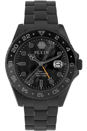 Philipp Plein Quarzuhr GMT-I CHALLENGER, (1-tlg), Quarz-Analoguhr - Verkäufer: Timex Group CS Europe GmbH