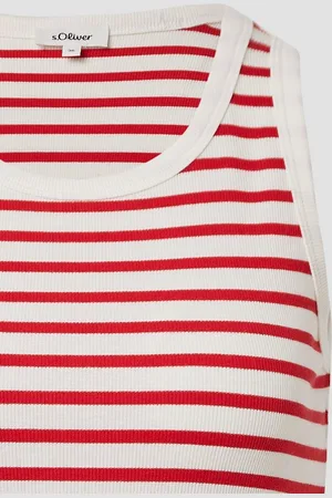 QS by s.Oliver Shirttop Slim-Fit-Top mit Rippstruktur - Verkäufer:
