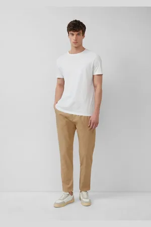 QS by s.Oliver Stoffhose Detroit: Relaxed-Fit-Chino aus Leinenmix mit Elastikbund - Verkäufer: