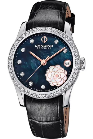 Candino Quarzuhr Damen Armbanduhr Elegance, (Analoguhr), Damen Armbanduhr rund, Lederarmband , Fashion - Verkäufer: Fit4Style Silberschmuck - IMPPAC