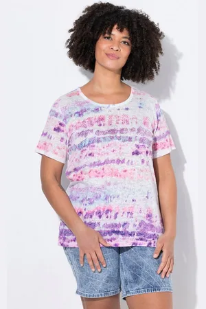 Angel of Style T-Shirt T-Shirt bequeme Passform Batik - Verkäufer: Popken Fashion Group