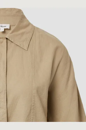 QS by s.Oliver Langarmbluse Leinenmix-Bluse im O-Shape mit Fledermausärmeln - Verkäufer: