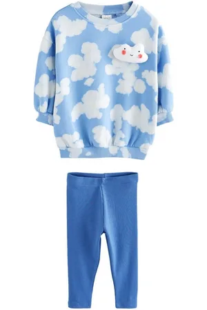 Next Langarmshirt & Leggings Set mit Batik-Leggings Wolke (2-tlg) - Verkäufer: Germany GmbH