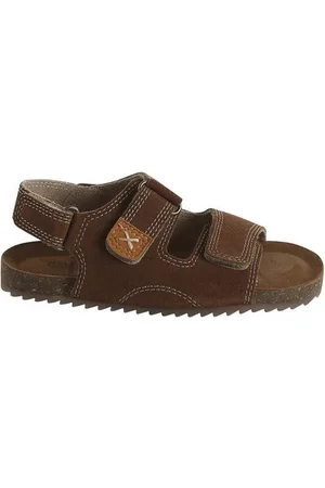 Vertbaudet Kinder Leder-Sandalen mit Klett und Anziehtrick Sandale Anziehtrick - Verkäufer: