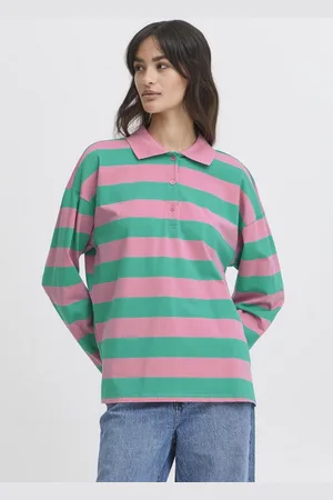 B YOUNG Langarm-Poloshirt BYBXSOMSET Zeitloses Poloshirt - Verkäufer: meinemarkenmode