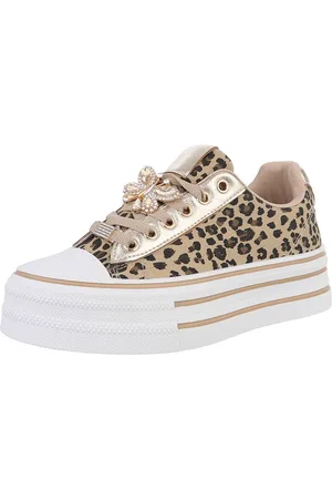 Ital-Design Damen Low-Top Freizeit Sneaker (88671923) Flach Sneakers Low in Beige - Verkäufer: