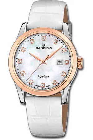 Candino Quarzuhr Damenuhr Classic, (Analoguhr), Damen Armbanduhr rund, Edelstahlarmband - Verkäufer: Fit4Style Silberschmuck - IMPPAC