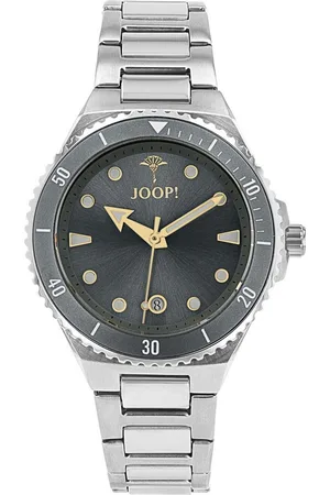 JOOP! Quarzuhr 2039573, Armbanduhr, Damenuhr, Edelstahlarmband, analog, Datum
