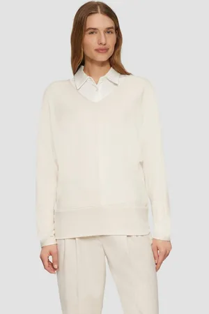 QS by s.Oliver Langarmshirt Langarmshirt mit Fledermausärmeln und breitem Bund - Verkäufer: