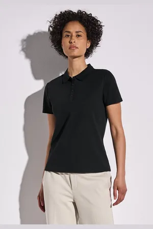 Street one Poloshirt aus Baumwolle mit Stretchante