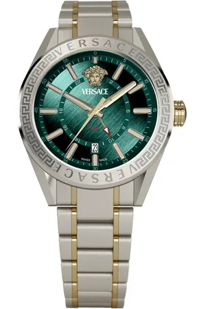 VERSACE Schweizer Uhr V-CODE GMT VEAFA0524, Mit Echtheitskarte und CLG Sicherheitsnummer - Verkäufer: No.1 Topseller