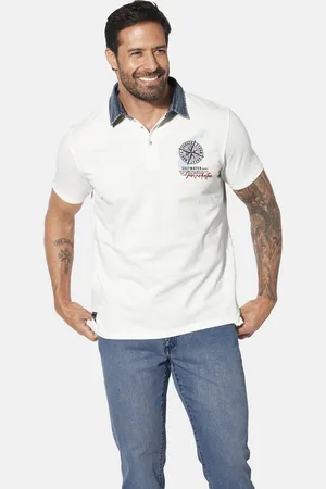 Jan Vanderstorm Poloshirt TORGUND mit Jeanskragen - Verkäufer: VANDERSTORM VENTURES