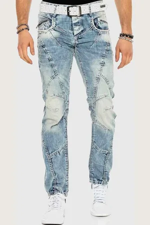 Cipo & Baxx Regular-fit-Jeans Jeans mit moderner Waschung