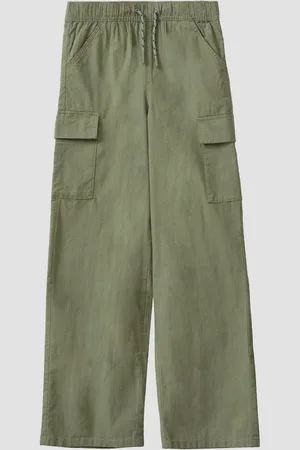 QS by s.Oliver Stoffhose Baggy-Hose in Leinen-Optik im Relaxed Fit - Verkäufer: