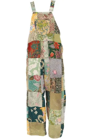 GURU-SHOP Relaxhose Patchwork, upcyceling Latzhose, Unisex Boho.. Ethno Style, alternative Bekleidung - Verkäufer: