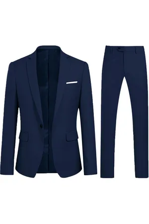 Allthemen Anzug (2 tlg) Slim Fit Ein Knopf Herrenanzug im eleganten Look - Verkäufer: