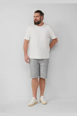 QS by s.Oliver Bermudas Gestreifte Bermuda Detroit im Relaxed Fit Waschung - Verkäufer: