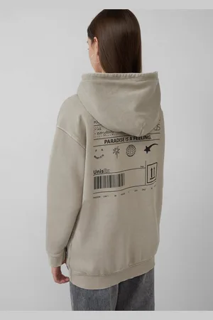 QS by s.Oliver Sweatshirt Unisex Sweatshirt mit Backprint und Wascheffekt Waschung - Verkäufer: s.Oliver