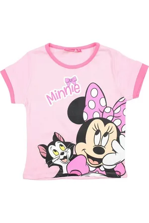 Disney Print-Shirt Minnie Maus Mädchen Kinder T-Shirt Gr. 98 bis 128, Baumwolle - Verkäufer: WS-Trend