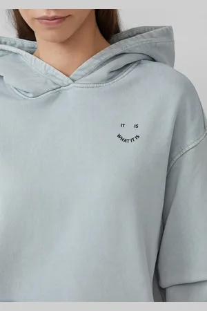 QS by s.Oliver Sweatshirt Unisex Sweatshirt mit Backprint und Wascheffekt Waschung - Verkäufer: s.Oliver