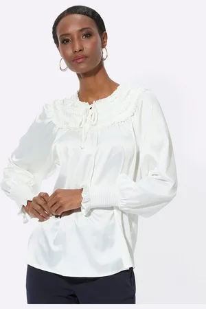CRÉATION L Klassische Bluse Satinbluse - Verkäufer: Witt-Gruppe