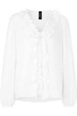 Marc Cain Blusentop Rethink Together Rüschenbluse - Oversized - Verkäufer: Robert Ley Damen & Herrenmoden GmbH & Co KG