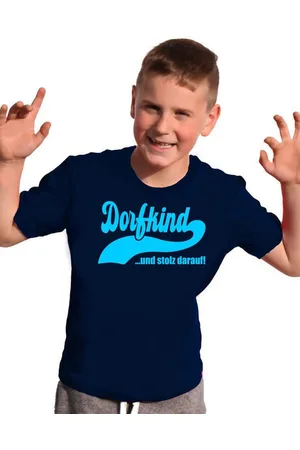 Coole-Fun-T-Shirts Print-Shirt DORFKIND und stolz darauf ! T-Shirt Kinder + Erwachsene - Verkäufer:
