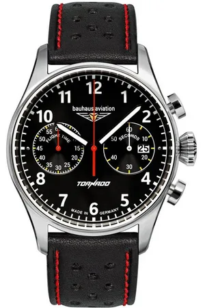 Bauhaus Quarzuhr Aviation CT-BHA Tornado Chronograph /Rot - Verkäufer: uhrcenter