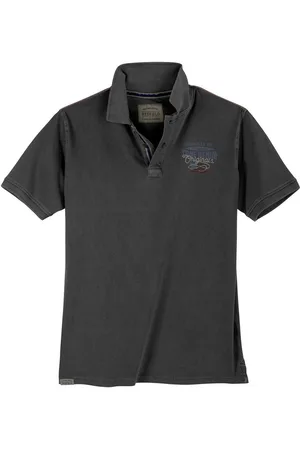 Redfield Poloshirt Poloshirt XXL Vintage Brustprint - Verkäufer: bigtex