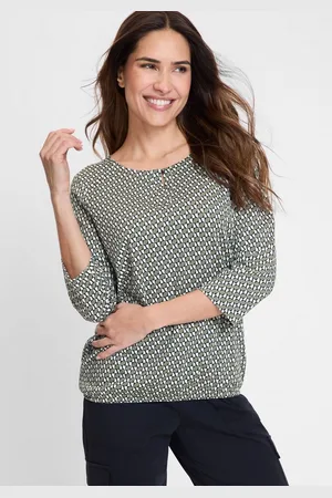 Olsen Rundhalsshirt (1-tlg) mit grafischer Allover-Print - Verkäufer: GUTEMARKEN