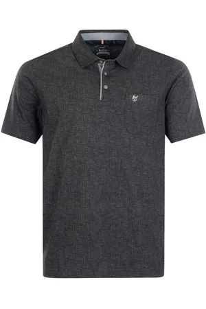 HAJO Poloshirt XXL Polo Stay Fresh Leinen-Optik melange - Verkäufer: bigtex