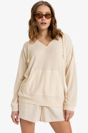 Roxy Hoodie Kapuzenpulli Ocean Drive Cream - Verkäufer: Sun & Famous