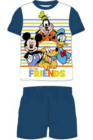 Disney Pyjama Kurzer Pyjama mit Mickey und Goofy "the best Friends" (Set, 2 tlg) - Verkäufer: kaufhaus-chemnitz