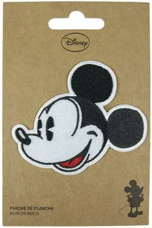 Cerdá Daypack Patch Mickey Mouse Schwarz Weiß Polyester (9.5 x 14.5 x cm) - Verkäufer: Parfümerie Wilhelm Haas